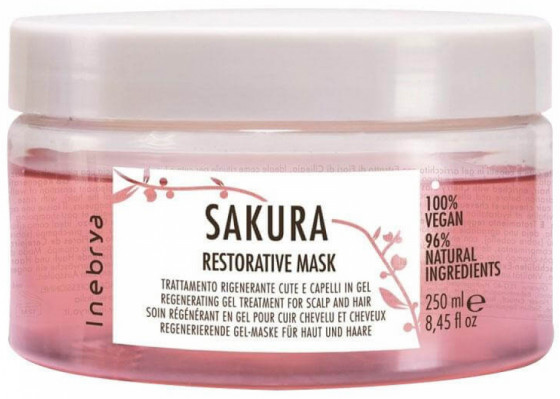 Inebrya Sakura Restorative Mask - Гелева відновлююча маска для волосся