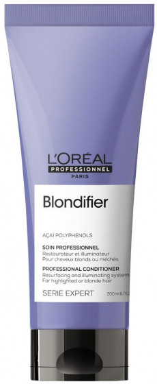 L'Oreal Professionnel Serie Expert Blondifier Illuminating Conditioner - Відновлюючий кондиціонер для сяйва освітленого волосся