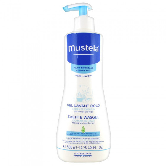 Mustela Gentle Cleansing Gel - Ніжний очищуючий гель для голови і тіла