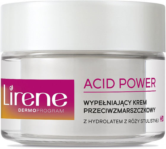 Lirene Acid Power Filling Anti-Wrinkle Cream - Крем для обличчя з розмариновою кислотою