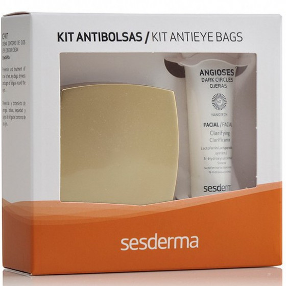 Sesderma Kit Anti Eye Bags (Angioses & C-Vit Eye Contour) - Набір від мішків під очима