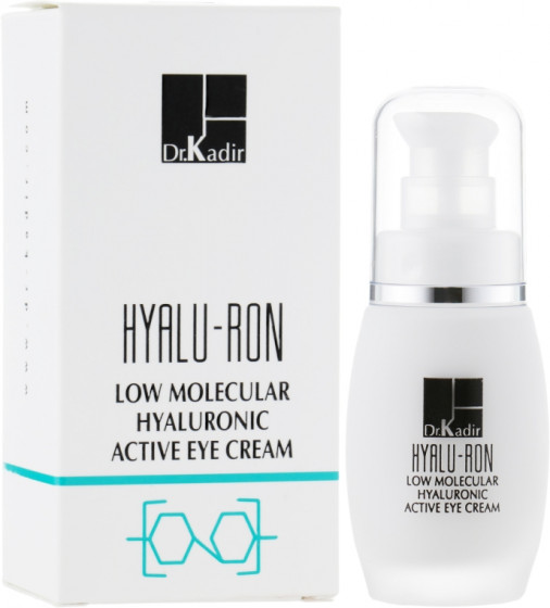 Dr. Kadir Hyalu-Ron Low Molecular Hyaluronic Eye Cream - Низкомолекулярний активний гіалуроновий крем для очей