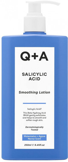 Q+A Salicylic Acid Smoothing Lotion - Заспокійливий лосьйон для тіла з саліциловою кислотою