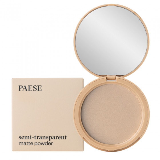 Paese Semitransparent Pressed Powder - Компактна матуюча напівпрозора пудра