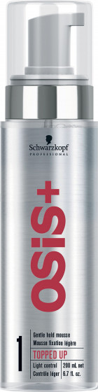Schwarzkopf Professional Osis+ Topped Up Mousse - Мус для волосся легкої фіксації