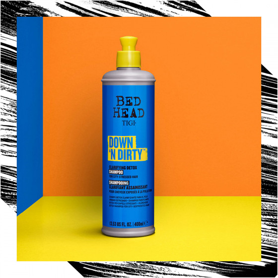 Tigi Bed Head Down'N Dirty Shampoo - Очищуючий шампунь-детокс для волосся - 2