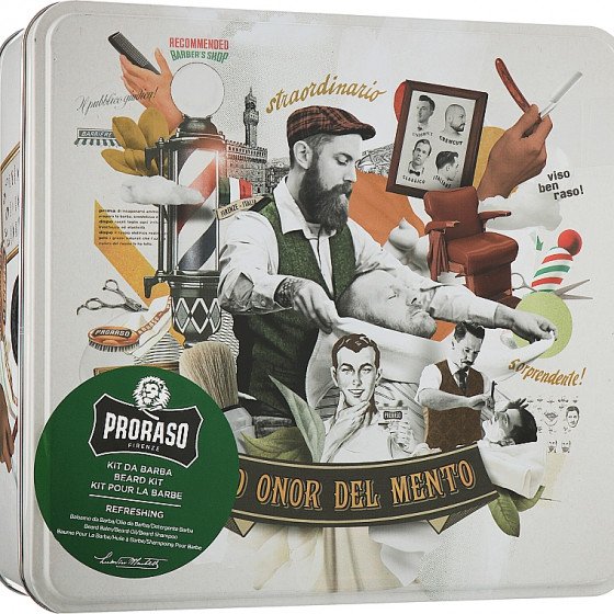 Proraso Refreshing Beard Kit - Подарунковий набір для догляду за бородою