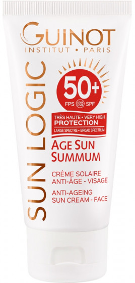 Guinot Age Sun Summum Anti-Ageing Sun Cream SPF50+ - Антивіковий крем від сонця для обличчя