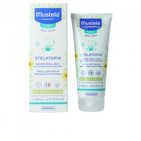 Mustela Stelatopia Emollient Cream - Пом'якшуючий крем