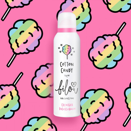 Bilou Cotton Candy Shower Foam - Пінка для душу "Цукрова вата" - 1