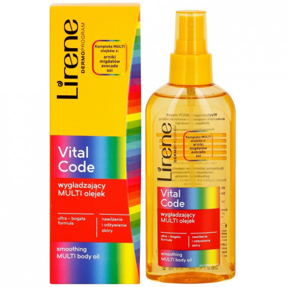 Lirene Vtal Code Firming Vitamin Body Oil Babassu - Зміцнюючий бальзам для тіла з маслом бабассу