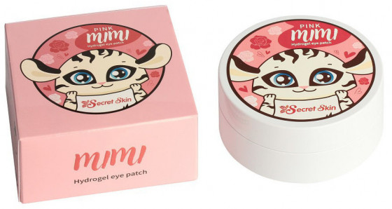 Secret Skin Pink Mimi Hydrogel Eye Patch - Гідрогелеві патчі для очей з дамаською трояндою - 2