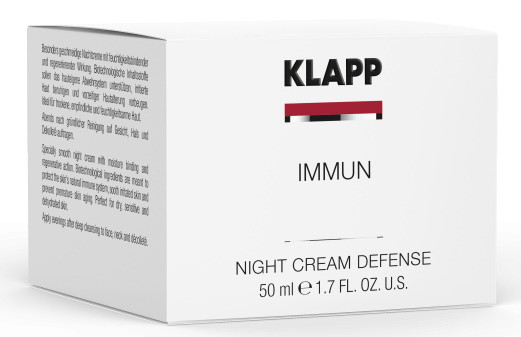 Klapp Immun Night Cream Defense - Нічний крем - 1