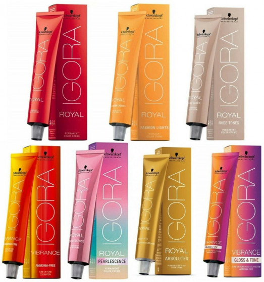 Schwarzkopf Professional Igora Royal - Перманентна крем-фарба для волосся - 1