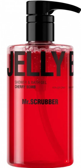 Mr.Scrubber Jelly Bubbles Shower & Bath Gel "Cherry Bomb" - Гель для душу
