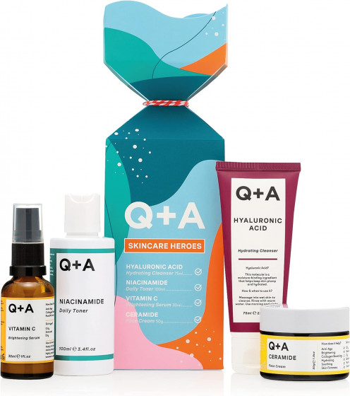 Q+A Skincare Heroes Gift Set - Подарунковий набір для досконалої шкіри