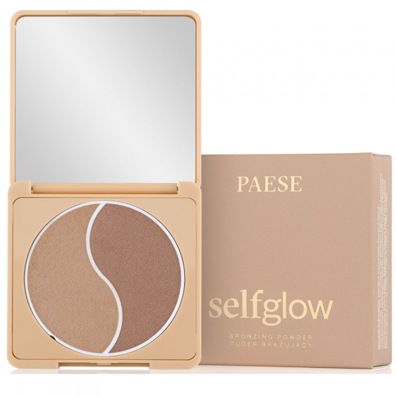 Paese Selfglow Bronzing Pallet - Компактна бронзер-палітра 2 в 1