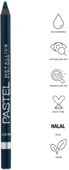 Pastel Metallic Waterproof Long Lasting Eyeliner - Водостійкий металік олівець для очей - 1