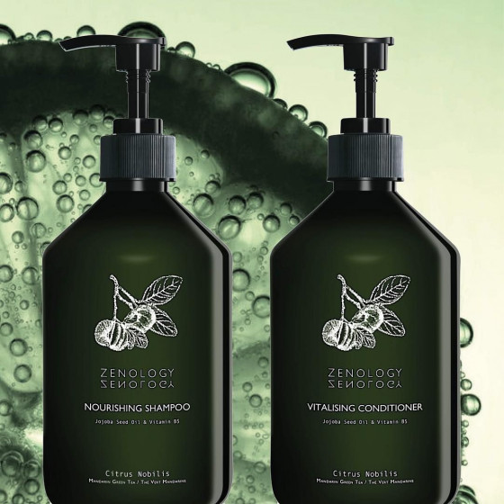 Zenology Nourishing Shampoo Mandarin Green Tea - Поживний шампунь для волосся - 2