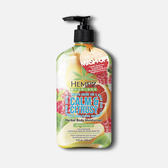 Hempz Mash-Ups Calm & Citrusy Herbal Body Moisturizer - Молочко для тіла "Зелений чай-Грейпфрут-Малина" - 1