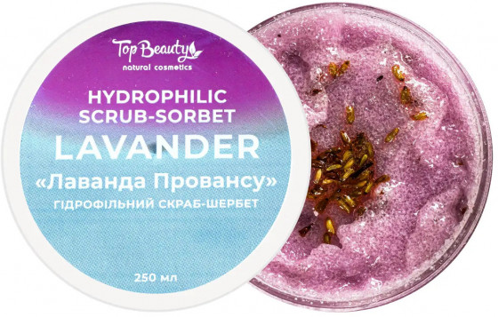 Top Beauty Hydrophilic Scrub-sorbet "Lavander" - Гідрофільний скраб-щербет для тіла "Лаванда" - 2