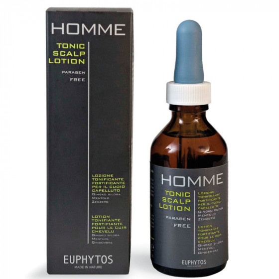 Euphytos Homme Tonic Scalp Lotion - Лосьйон для шкіри голови для чоловіків