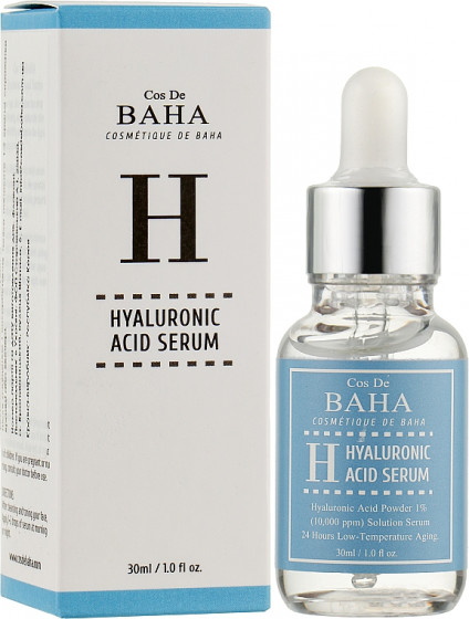 Cos De BAHA HP Hyaluronic Acid B5 (D-Panthenol) Serum - Зволожуюча сироватка для обличчя з гіалуроновою кислотою та пантенолом - 1