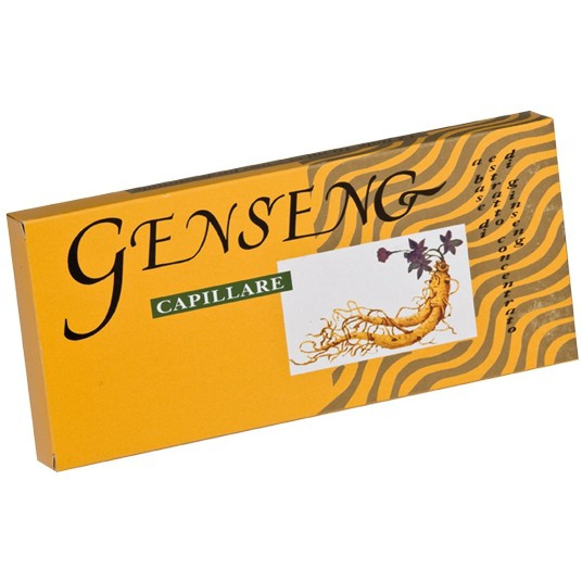 Black Professional Line Genseng Ampoules - Лосьйон для слабкого волосся з екстрактом женьшеню в ампулах