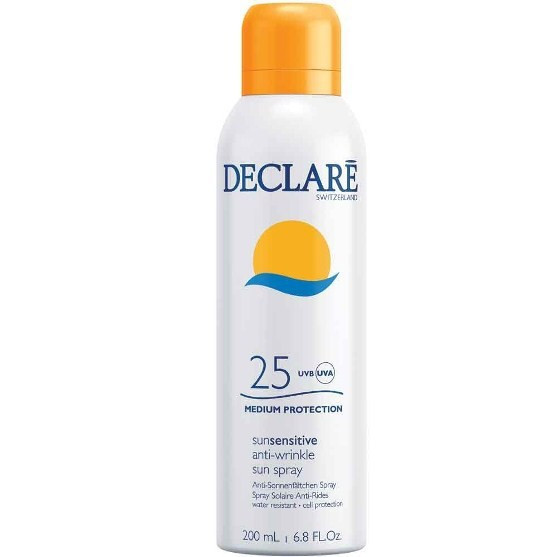 Declare Sun Sensitive Anti-Wrinkle Sun Spray SPF25 - Сонцезахисний спрей з SPF 25