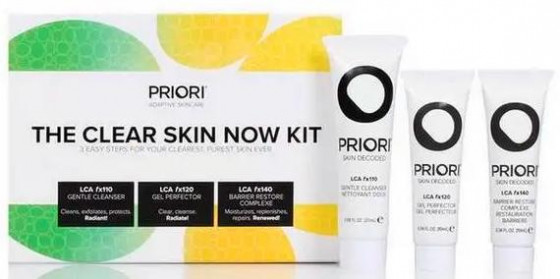 Priori The Clear Skin Now Kit - Набір для лікування проблемної шкіри обличчя