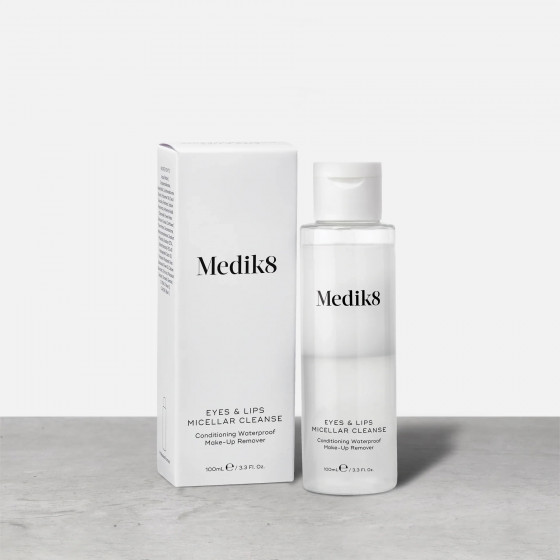 Medik8 Eyes & Lips Micellar Cleanse - Трифазний міцелярний засіб для зняття макіяжу з очей та губ - 3