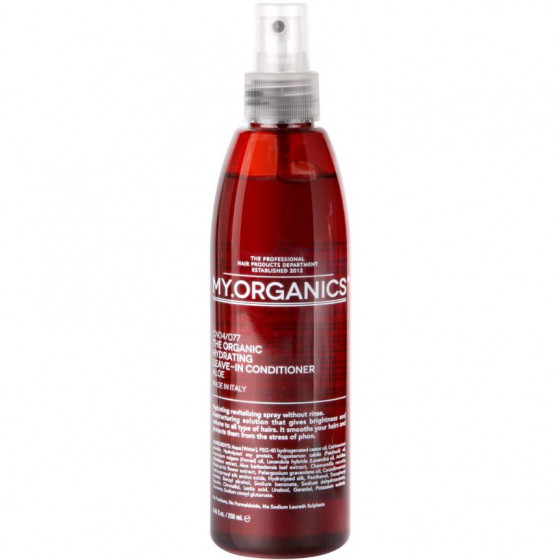 My.Organics Hydrating Leave in Conditioner - Зволожуючий, відновлюючий незмивний спрей-кондиціонер для всіх типів волосся