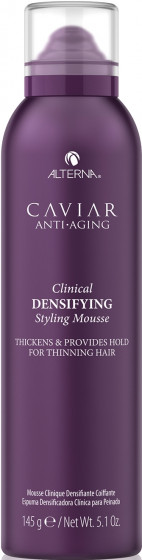 Alterna Caviar Anti-Aging Clinical Densifying Styling Mousse - Мус для укладки волосся і підвищення їх густоти з екстрактом чорної ікри