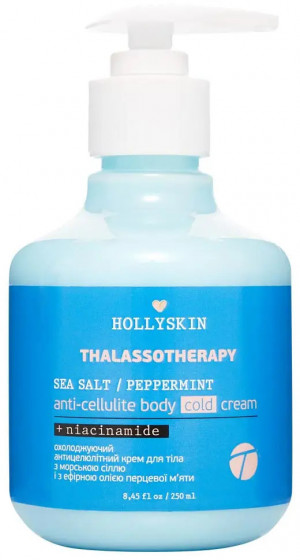 Hollyskin Thalassotherapy Anti-cellulite Body Cold Cream - Охолоджуючий антицелюлітний крем для тіла