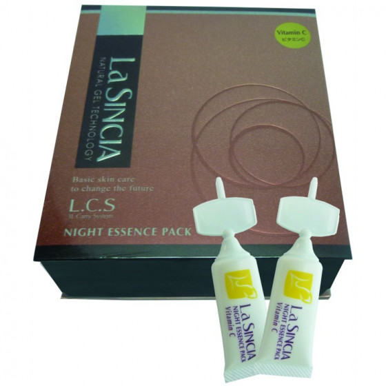 La Sincere Night Essence Pack Vitamin C - Нічна відновлююча есенція Вітамін С L.C.S.