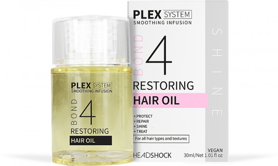 Headshock Plex System Restoring Hair Oil 4 - Відновлююча олія для волосся №4 - 1