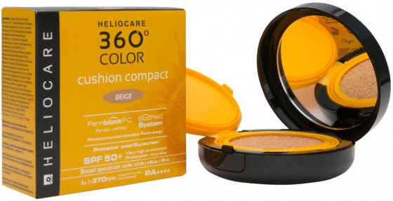 Cantabria Heliocare 360º Color Cushion Compact SPF50+ - Сонцезахисна компактна пудра