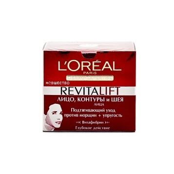 L`Oreal RevitaLift - Крем для контуру обличчя і шиї - 1