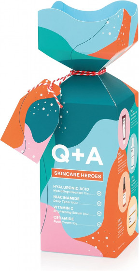 Q+A Skincare Heroes Gift Set - Подарунковий набір для досконалої шкіри - 1