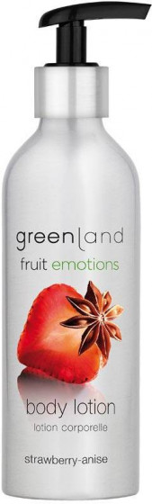 Greenland Fruit Emotions Body Lotion Strawberry-Anise With Pump - Лосьйон для тіла з помпою "Полуниця-аніс"
