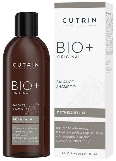 Cutrin Bio+ Original Balance Shampoo - Оригінальний балансуючий шампунь - 1