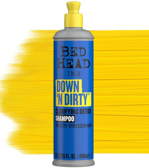 Tigi Bed Head Down'N Dirty Shampoo - Очищуючий шампунь-детокс для волосся - 1