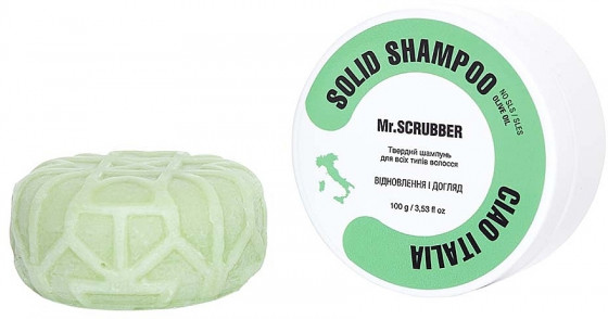 Mr.Scrubber Solid Shampoo Bar "Ciao Italia" - Твердий шампунь - 1