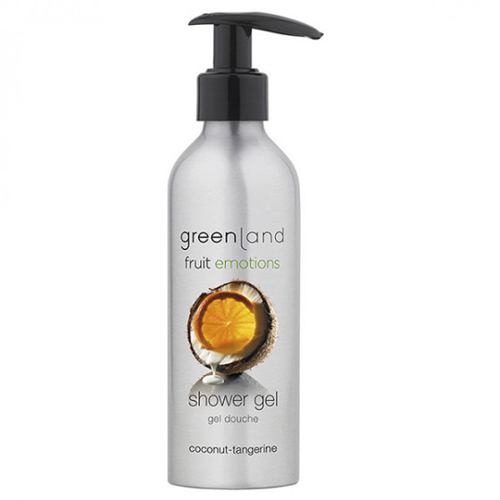 Greenland Fruit Emotions Shower Gel Coconut-Tangarine - Гель для душа з помпою Кокос-Мандарин