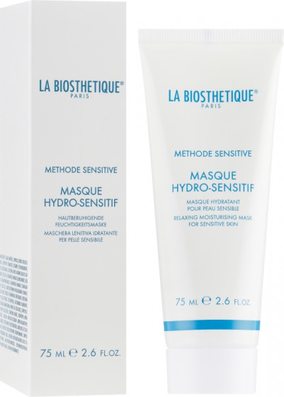 La Biosthetique Methode Sensitive Masque Hydro Sensitif - Заспокійлива зволожуюча маска для дуже чутливої ​​подразненої шкіри