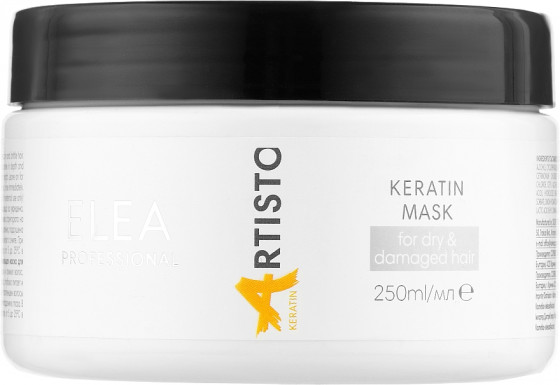 Elea Professional Artisto Keratin Mask - Маска для волосся, що відновлює з кератином