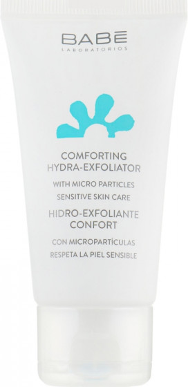 Babe Laboratorios Facial Line Comforting Hydra-Exfoliator - М'який зволожуючий скраб для обличчя