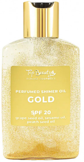 Top Beauty Perfumed Shimer Oil Gold SPF20 - Суха парфумована сяюча олія (золото)