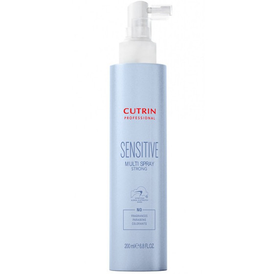 Cutrin Sensitiv Fragrance Free Multi Spray strong - Багатофункціональний спрей сильної фіксації без аромату