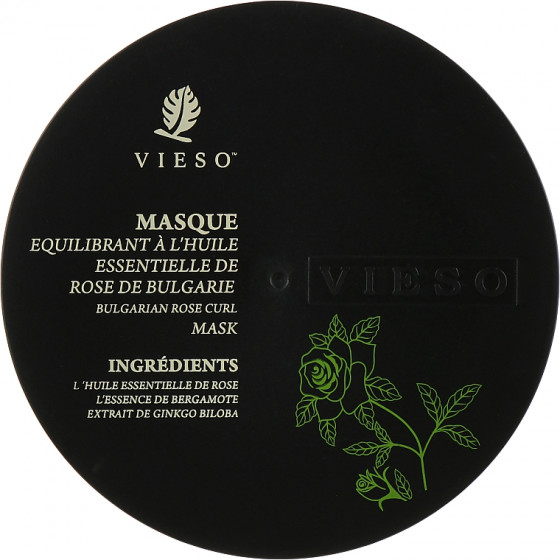 Vieso Bulgarian Rose Curl Mask - Маска для кучерявого волосся з олією болгарської троянди